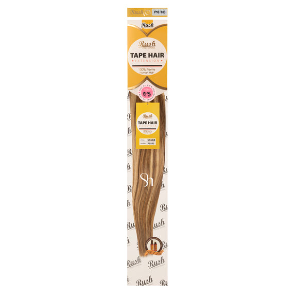 RUSH SILKY LUXATI 100 % REAL REMY HUMAN 20" TAPE IN HAIR HAIR EXTENSION