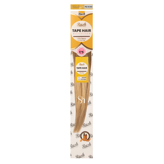 RUSH SILKY LUXATI 100 % REAL REMY HUMAN 18" TAPE IN HAIR HAIR EXTENSION