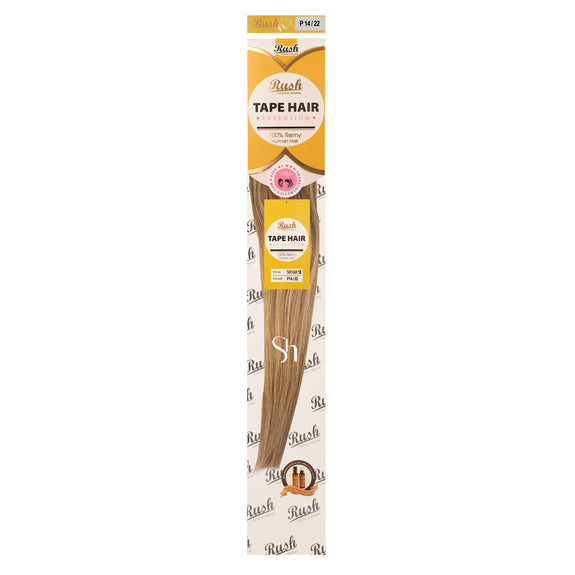 RUSH SILKY LUXATI 100 % REAL REMY HUMAN 18" TAPE IN HAIR HAIR EXTENSION