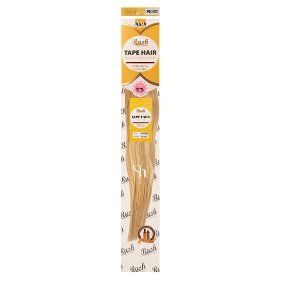 RUSH SILKY LUXATI 100 % REAL REMY HUMAN 20" TAPE IN HAIR HAIR EXTENSION
