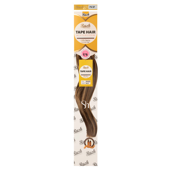 RUSH SILKY LUXATI 100 % REAL REMY HUMAN 18" TAPE IN HAIR HAIR EXTENSION