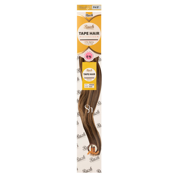 RUSH SILKY LUXATI 100 % REAL REMY HUMAN 20" TAPE IN HAIR HAIR EXTENSION