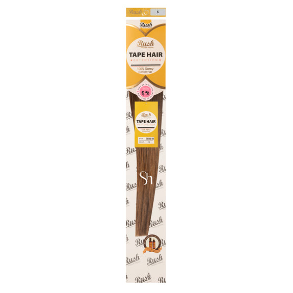 RUSH SILKY LUXATI 100 % REAL REMY HUMAN 18" TAPE IN HAIR HAIR EXTENSION