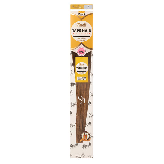 RUSH SILKY LUXATI 100 % REAL REMY HUMAN 20" TAPE IN HAIR HAIR EXTENSION