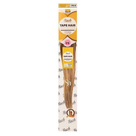 RUSH SILKY LUXATI 100 % REAL REMY HUMAN 18" TAPE IN HAIR HAIR EXTENSION