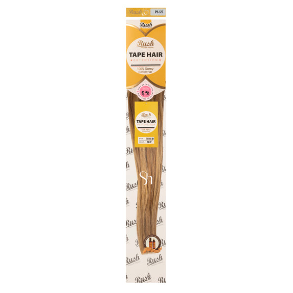 RUSH SILKY LUXATI 100 % REAL REMY HUMAN 20" TAPE IN HAIR HAIR EXTENSION
