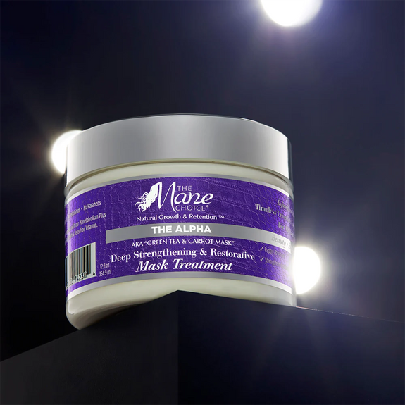 THE MANE CHOICE Alpha Green Tea & Carrot Deep Strengthening & Restorative Treatment Mask