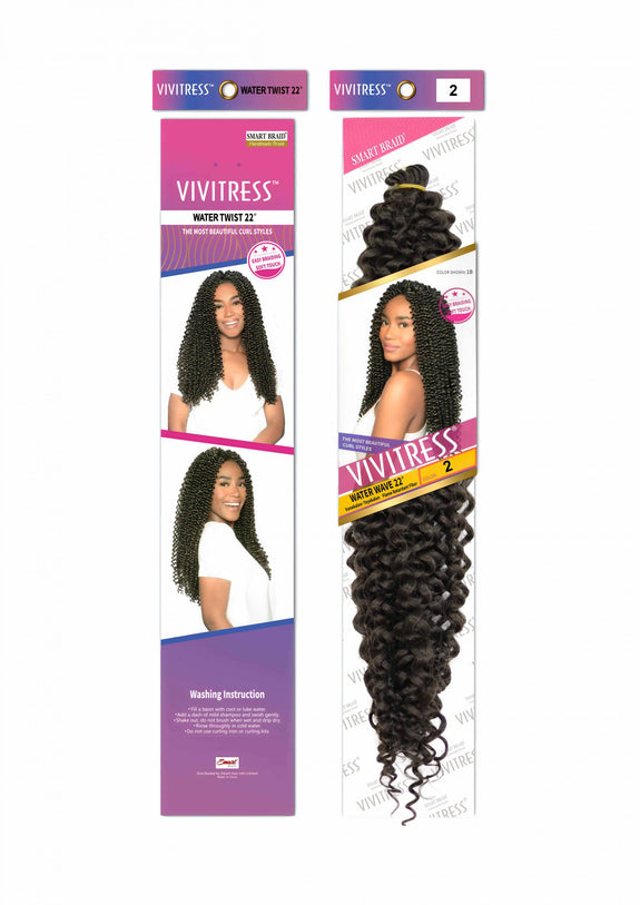 VIVITRESS WATER WAVE HAIR FOR BRAIDING & CROTCHET