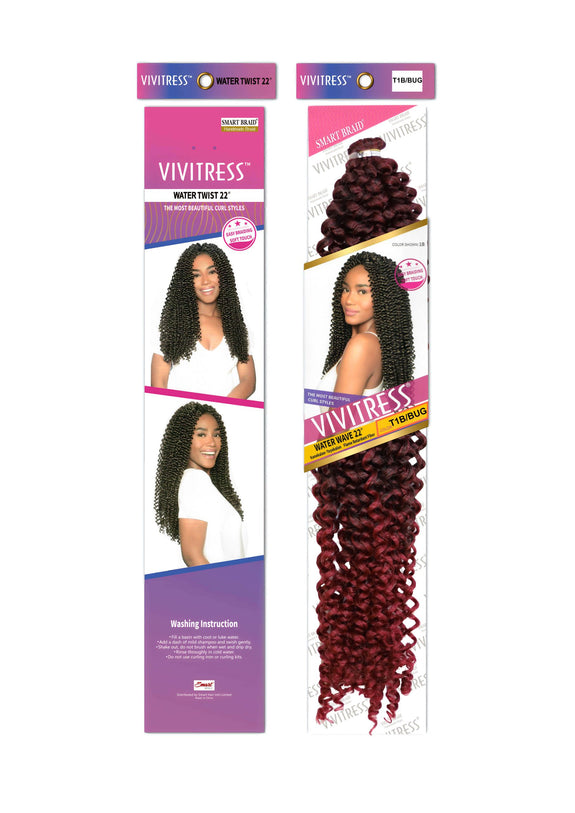 VIVITRESS WATER WAVE HAIR FOR BRAIDING & CROTCHET