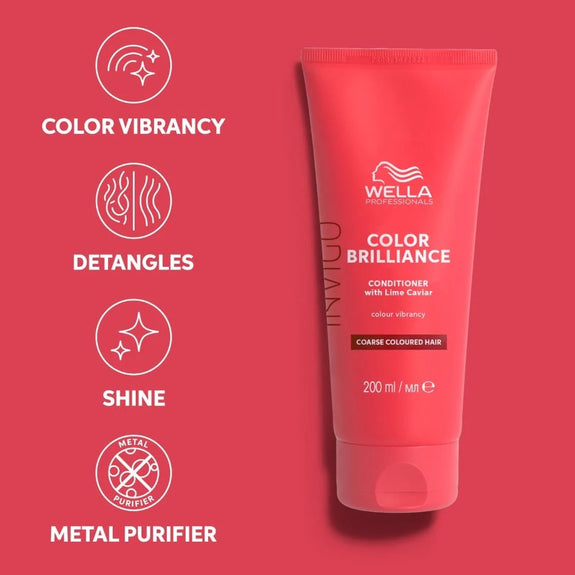 Wella Professionals Invigo Colour Brilliance Vibrant Colour Conditioner Coarse Hair 200ML