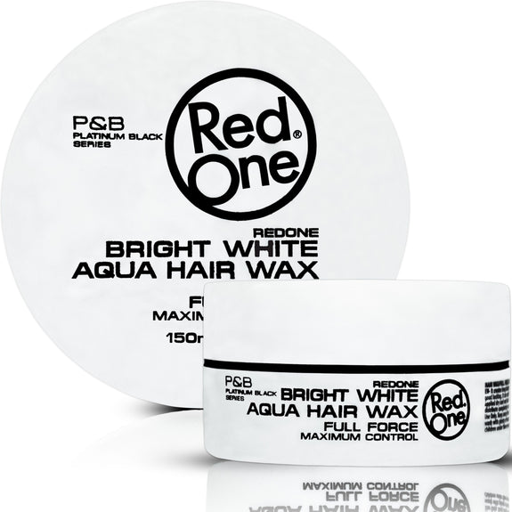 Redone Full Force Aqua Hair Wax | Bright White 150ml | Ultra Hold | Shine Look | Maximum Control